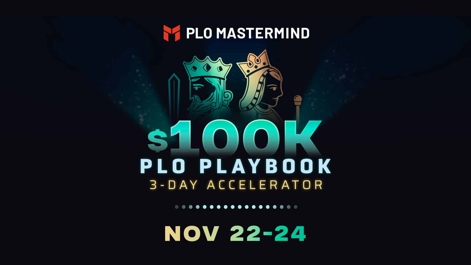 PLO Mastermind 100K Playbook Image