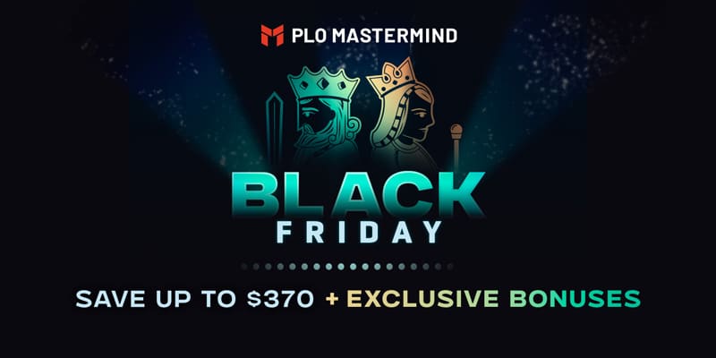 PLO Mastermind Black Friday Banner