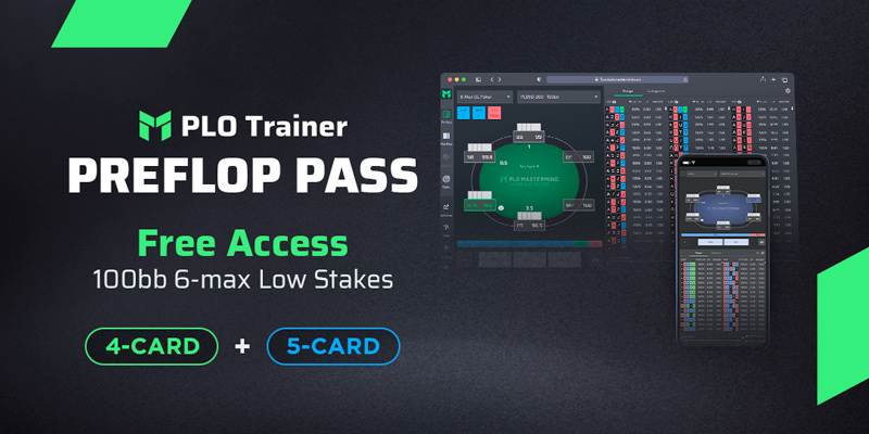 PLO Mastermind Preflop Pass Banner